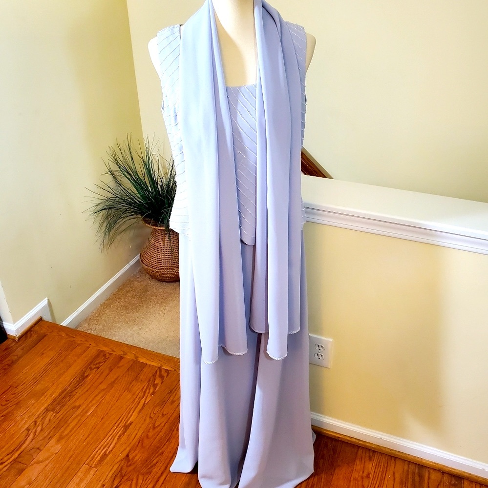 Karen Miller Embellished Formal Dress - Picture 1 of 16